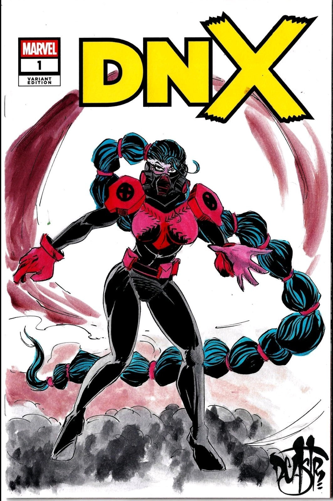 DNX #1 (2026) Marvel Comic Sketch Cover Variant W Original