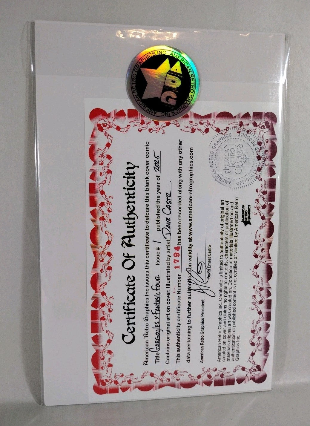 Gargoyles X Fantastic Four #1 (2025) Marvel Sketch Variant W Original DCastr Art