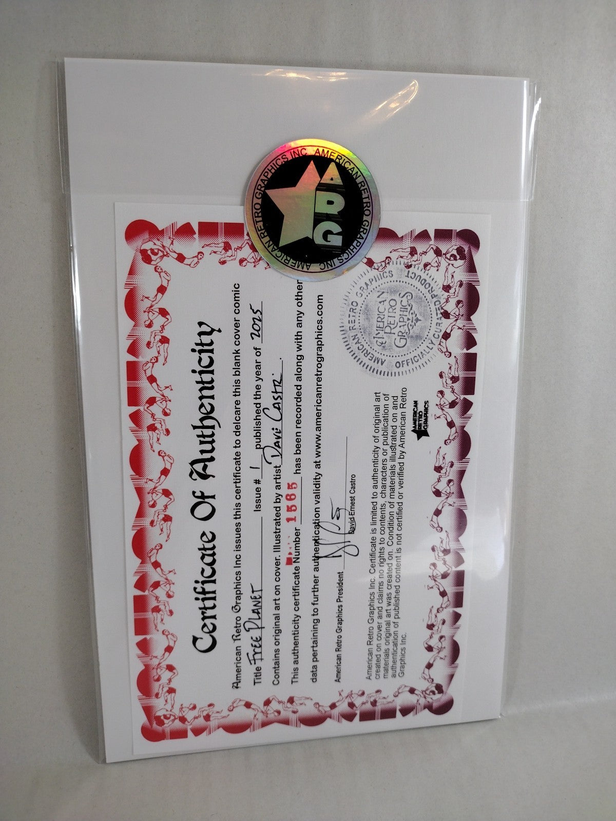 Free Planet #1 (2025) Image Comic Sketch Cover Variant W Original Dave Castr Art