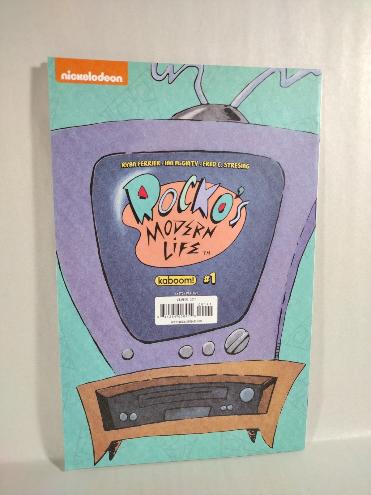 Rocko's Modern Life #1 (2017) Boom Studios Blank Sketch Variant Cover Comic NM