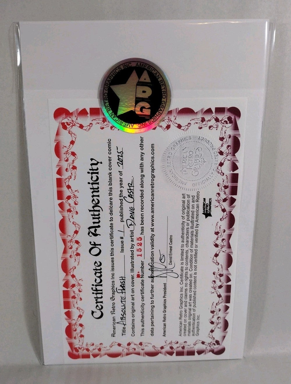 Absolute Flash 1 (2025) DC Comic Sketch Variant Cvr W Original Dave Castr Art