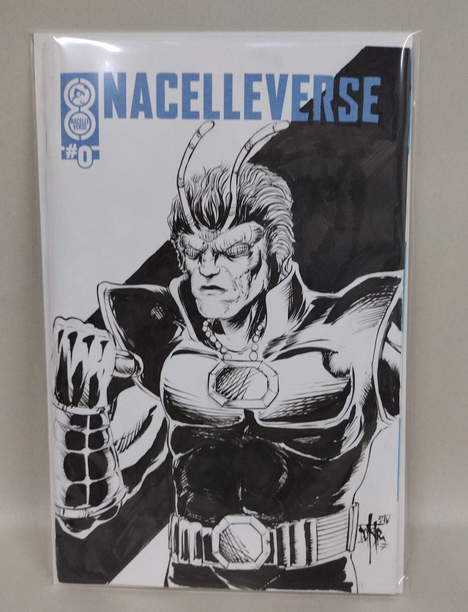 Nacelleverse #0 (2024) Blank Cover Variant comic W Original Dave Castr Art