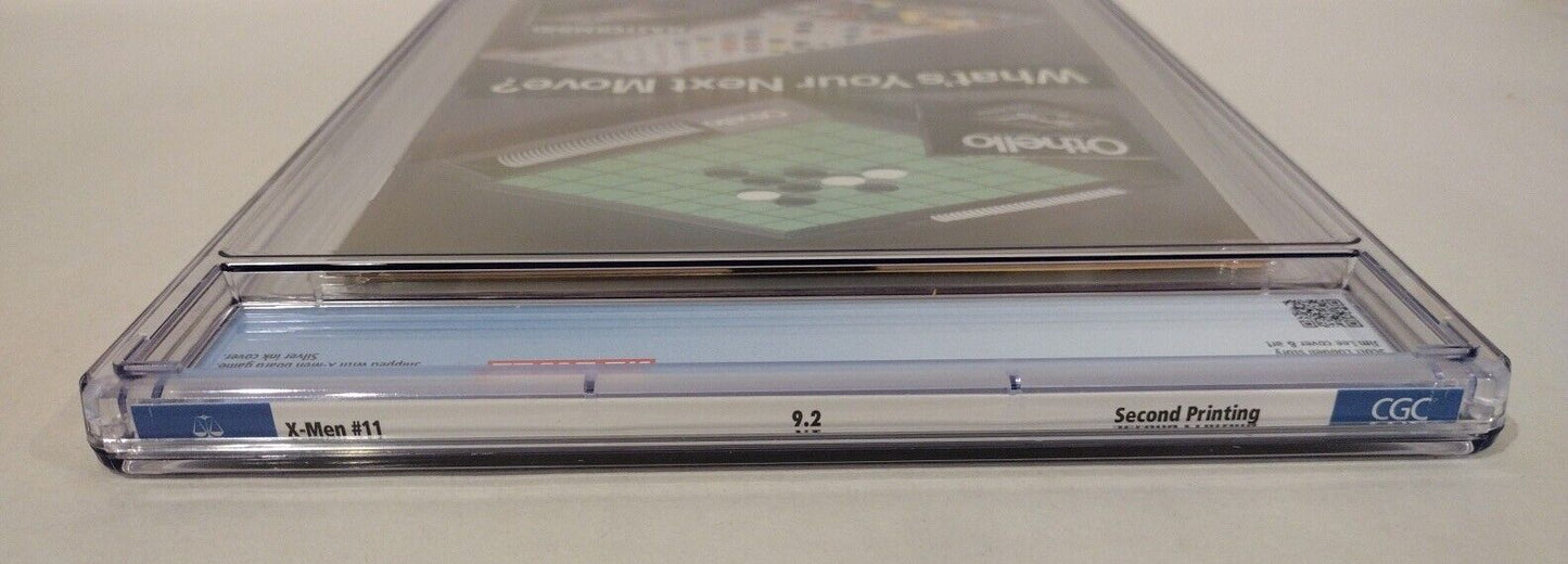 X-Men 11 (1992) Marvel Comic Jim Lee 2nd Print Pressman Silver Variant CGC 9.2