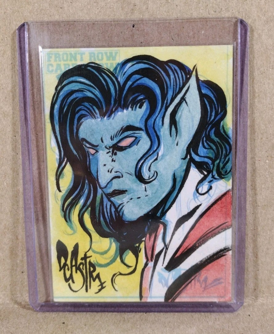 DCastr (2025) Front Row Show Exclusive Sketch Card W Original Nightcrawler Art