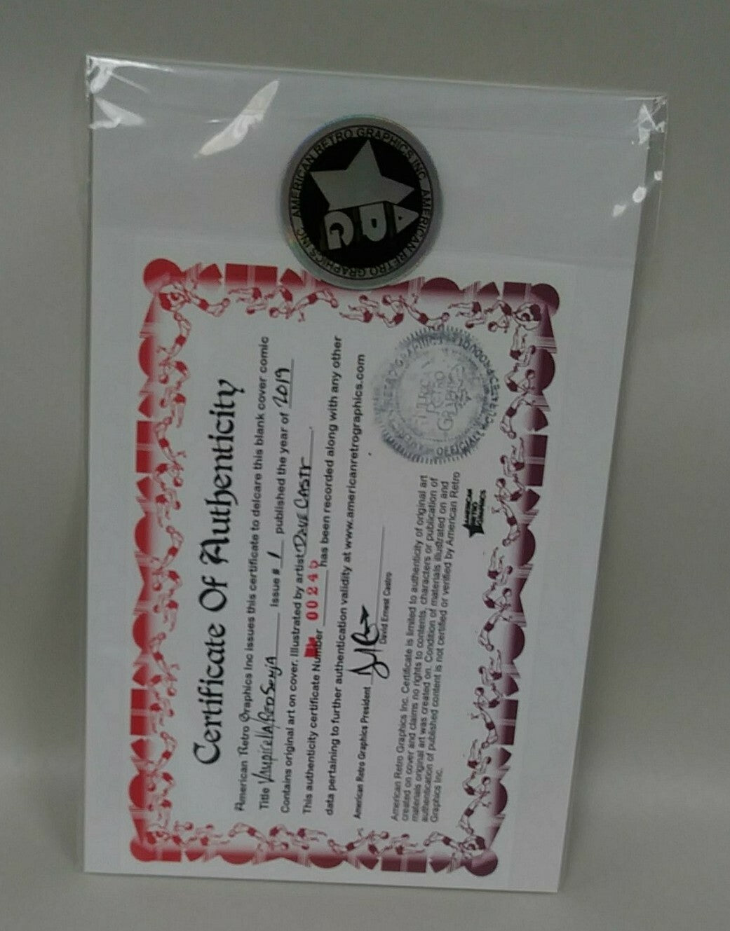 Vampirella Red Sonja #1 (2019) Dynamite Sketch Cover Comic W Original DCastr Art