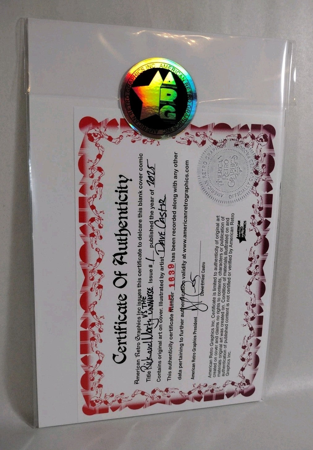 Rick And Morty Vs The Universe #1 Sketch Cover Comic W Original Dave Castr Art