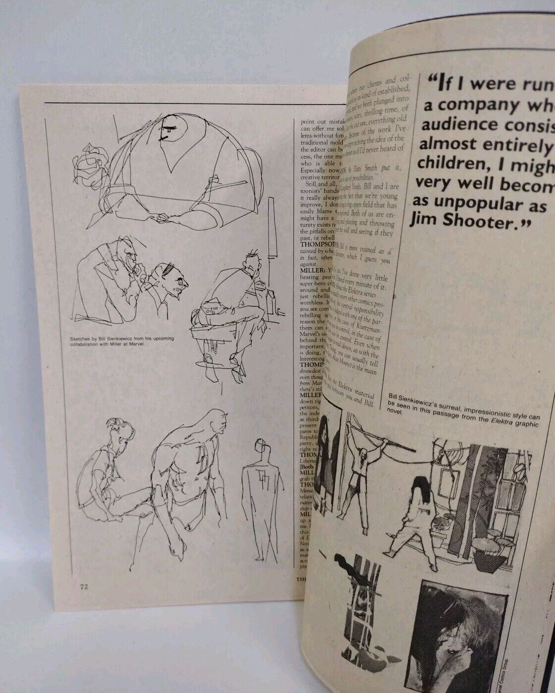 Comics Journal Magazine #101 (1985) Frank Miller Batman Dark Knight Interview