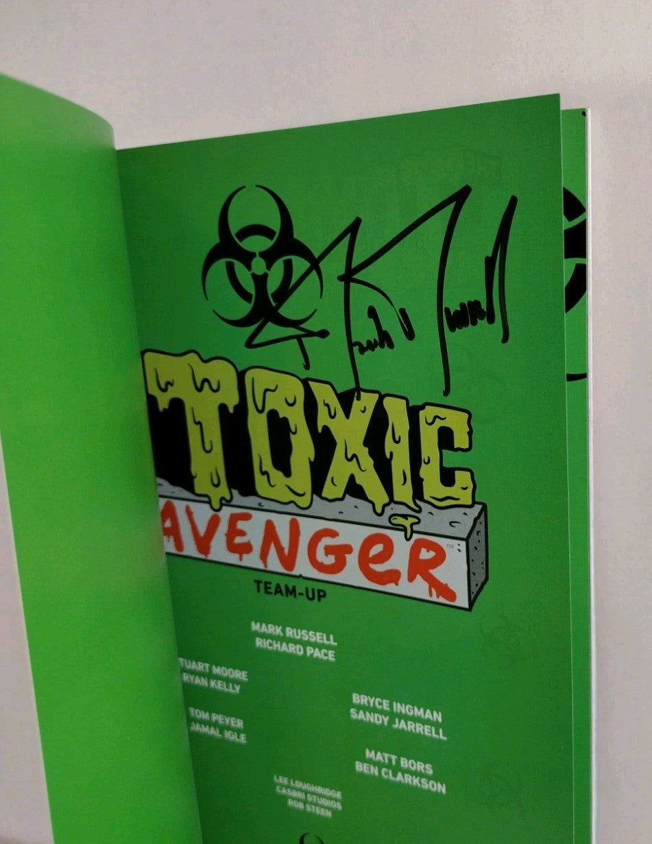 Toxic Avenger Team-Up (2026) Ahoy Comics TPB Signed Mark Russell