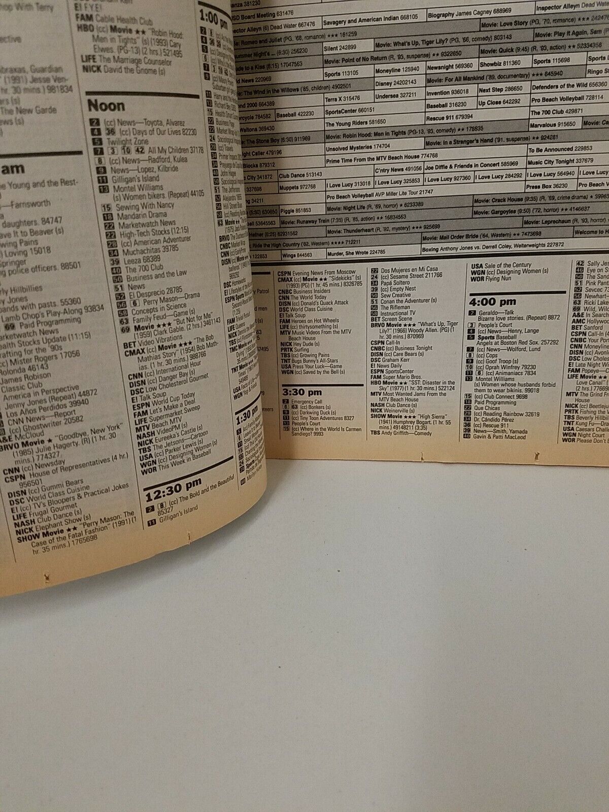 TV Times (1994, Los Angeles) July 3-9 Looney Tunes Cover Tiny Toons Intro