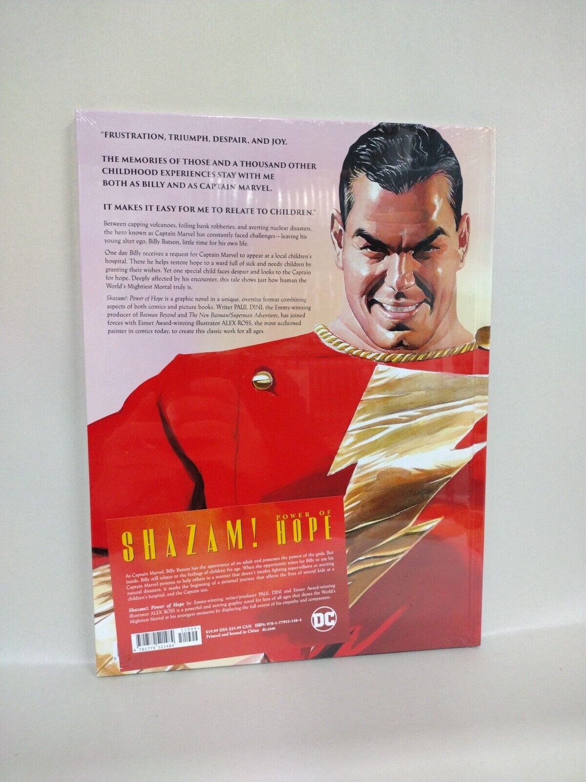 Shazam! Power of Hope (2023) DC HC Paul Dini Alex Ross Oversized New Sealed