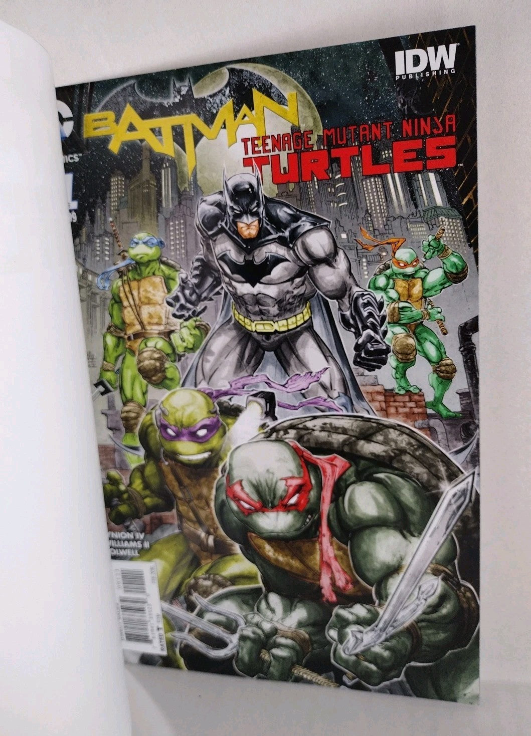 Batman TMNT #1 (2016) IDW DC Blank Sketch Cover Variant Comic