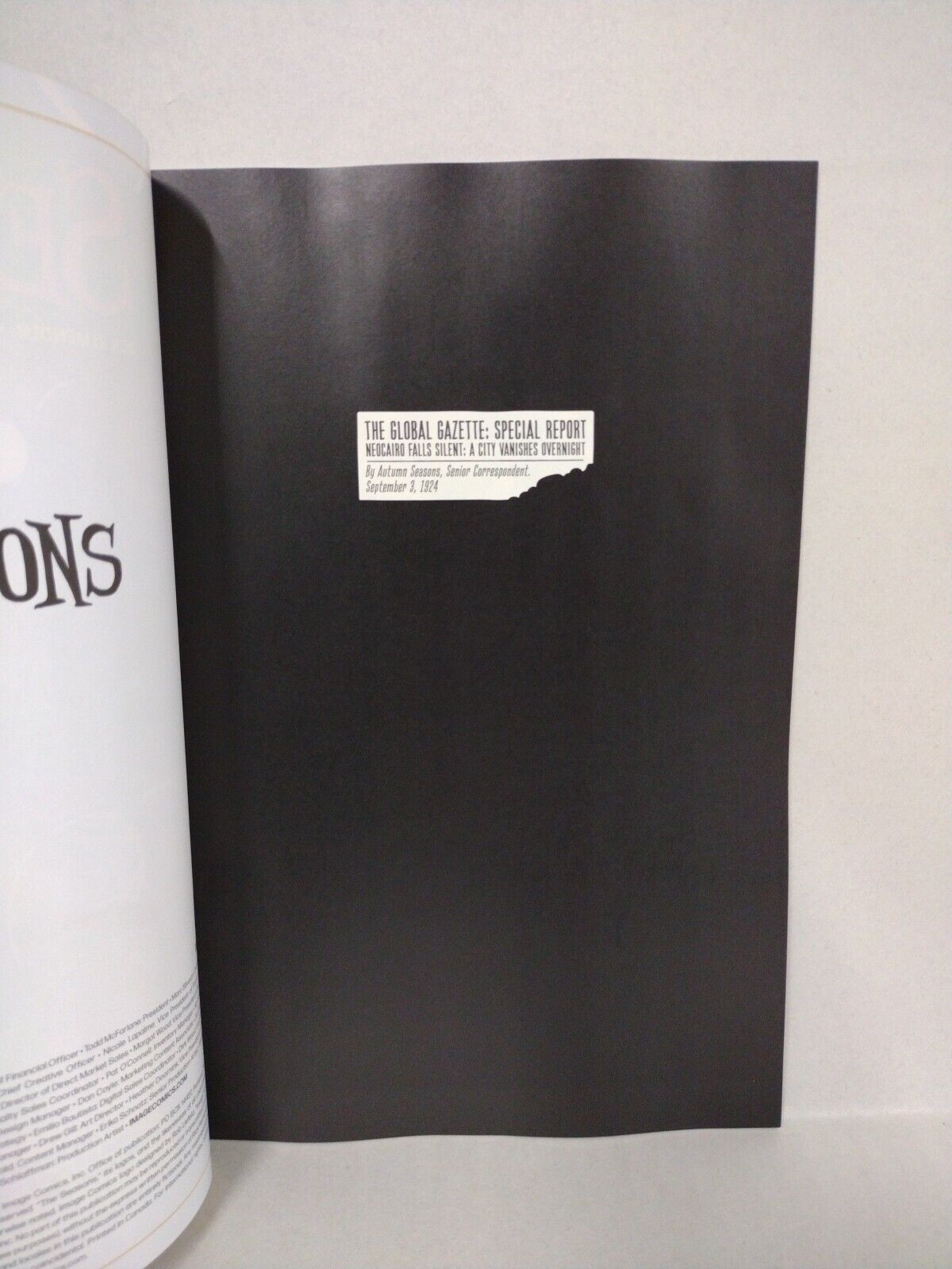 The Seasons #1 (2024) Image Comic Ashcan Preview One Per Store Rick Remender NM