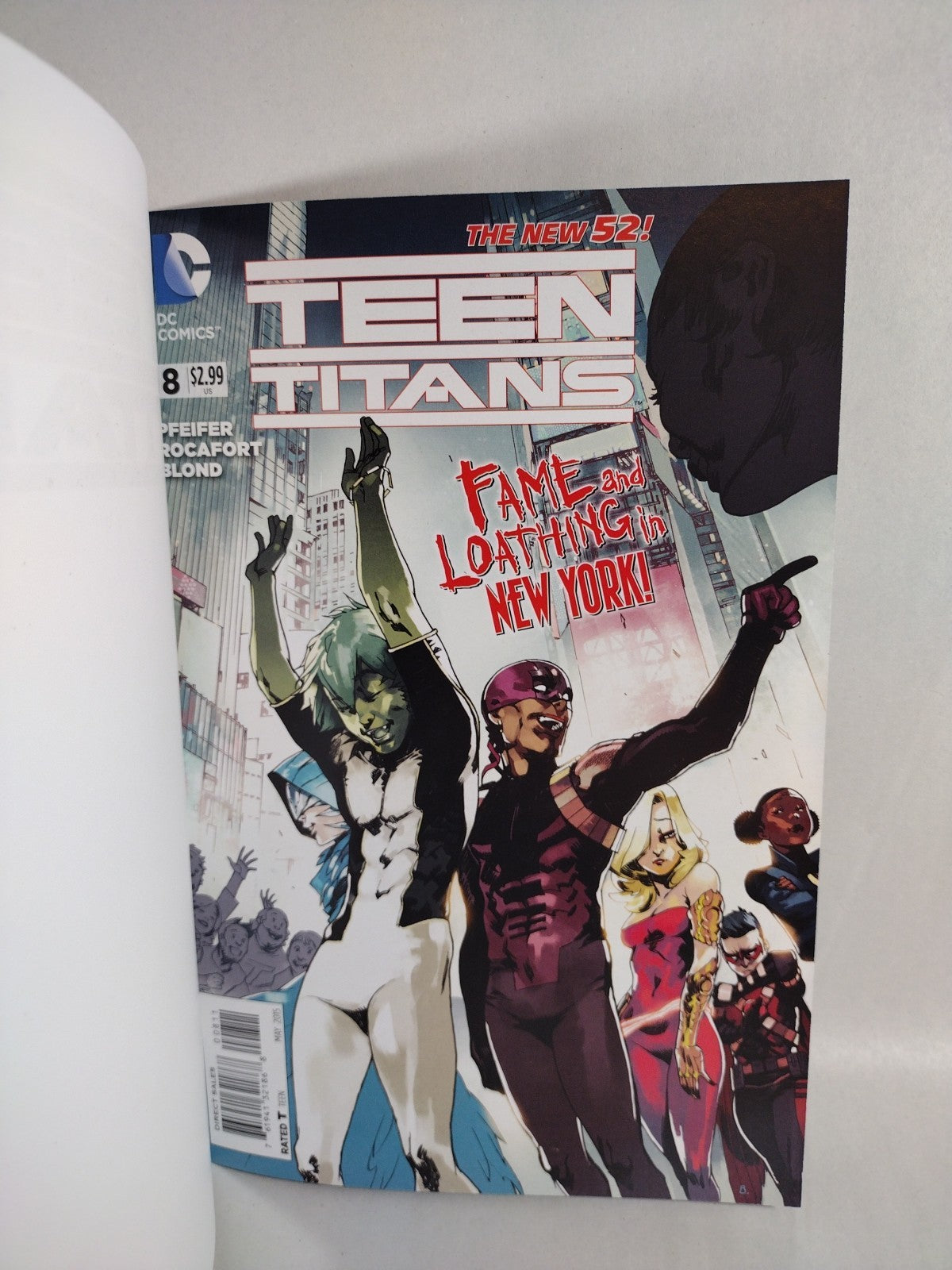 Teen Titans #8 (2015) DC Comic Blank Sketch Variant Cover New NM