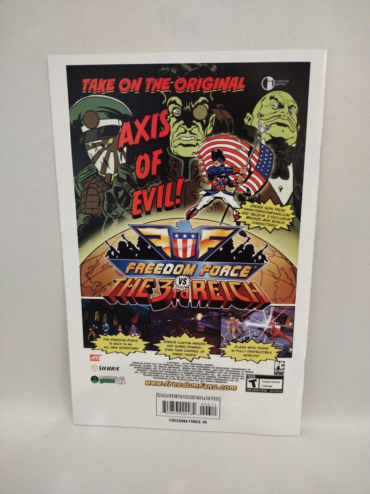 Freedom Force (2005) Image Comic Lot Set #3 4 5 6 Tom Scioli Eric Dieter VF-NM