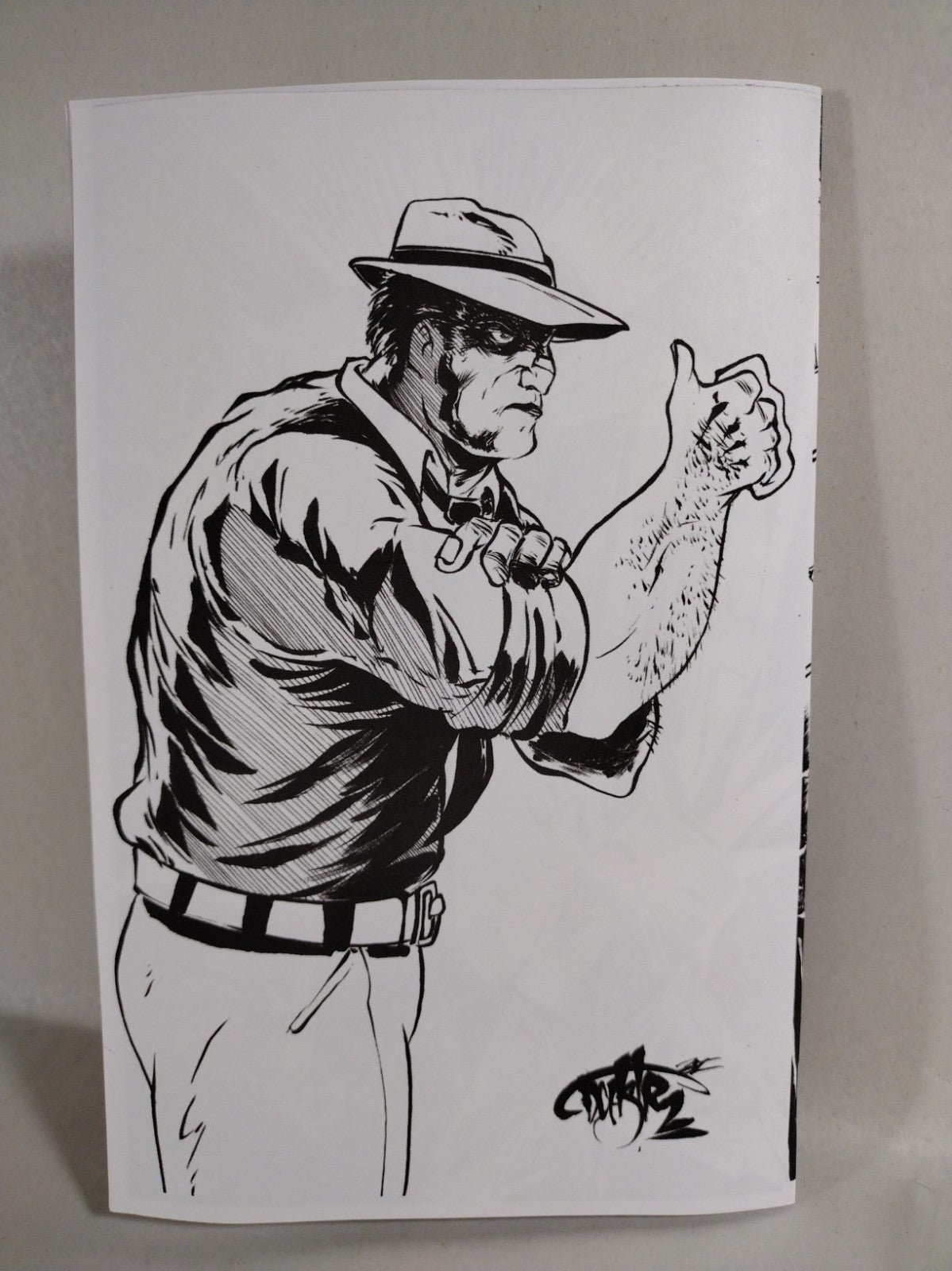 Dave Castr 2026 Sketchbook Ashcan Signed