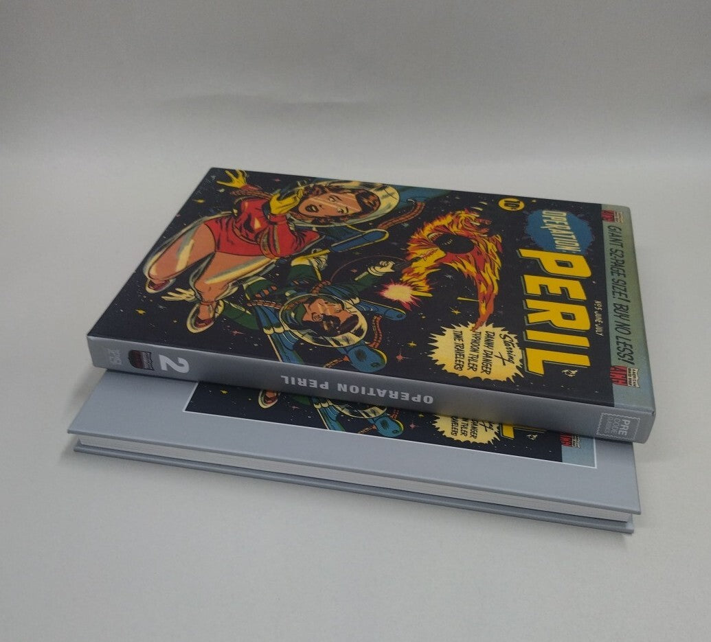 OPERATION PERIL Vol 2 HARDCOVER Sci Fi Comic SLIPCASE ED Pre Code Classics( NEW)