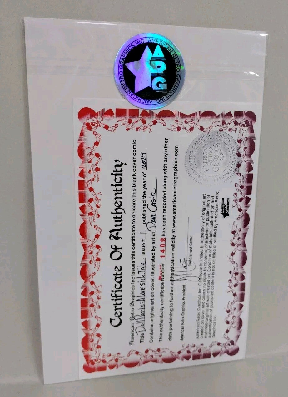 Doll Parts A Lovesick Tale 1 (2024) Cover G Sketch Variant W Original DCastr Art