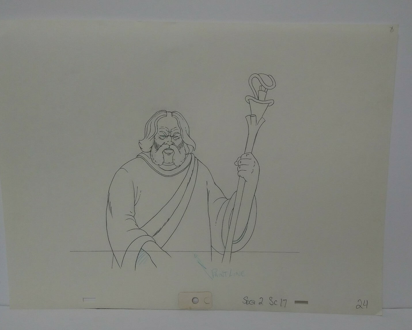 Lot Of 19 Original 1981 Heavy Metal Animation Pencil Art Prelims of Taarna Elder