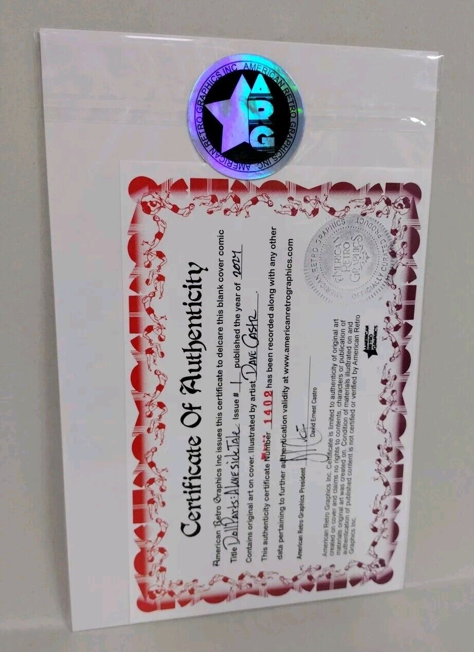 Doll Parts A Lovesick Tale 1 (2024) Cover G Sketch Variant W Original DCastr Art