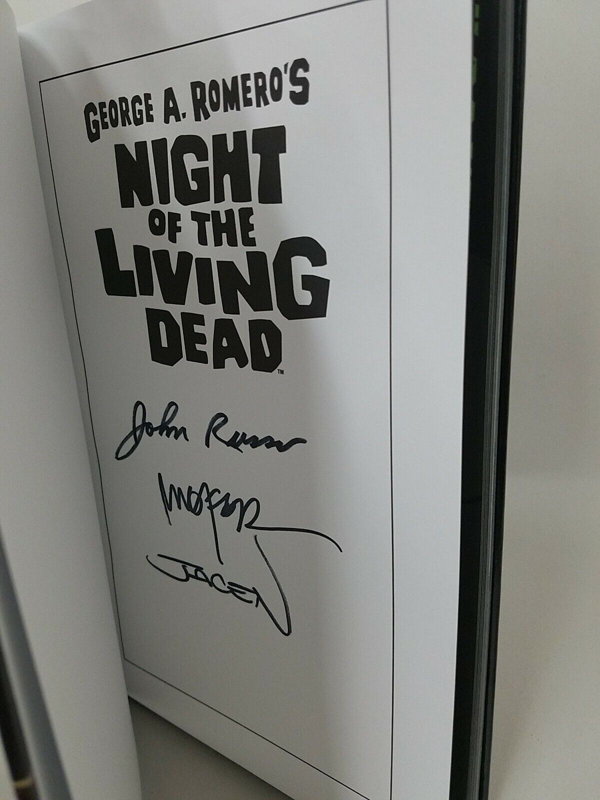 Night of the Living Dead Vol 1 (2010) HC 3x Signed John Russo Jacen Burrows New