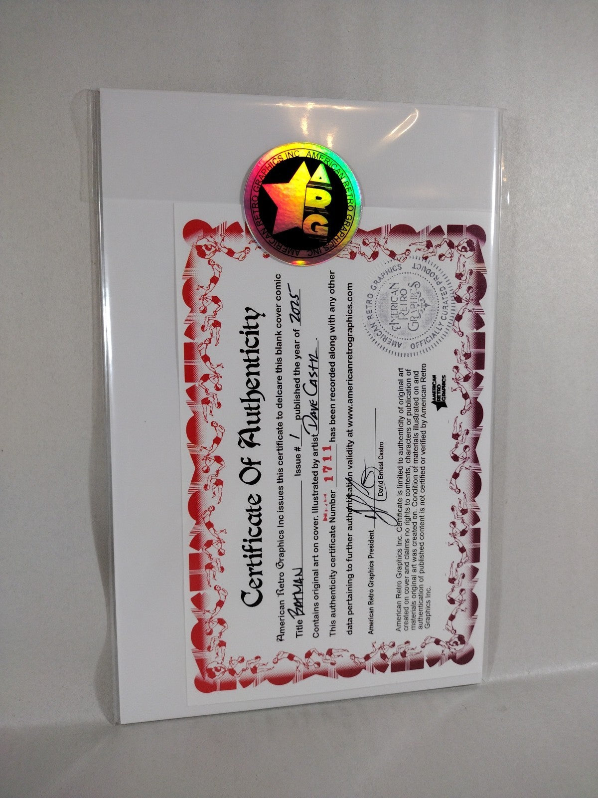 Batman #1 (2025) DC Sketch Cover Variant Comic W Original Dave Castr Art