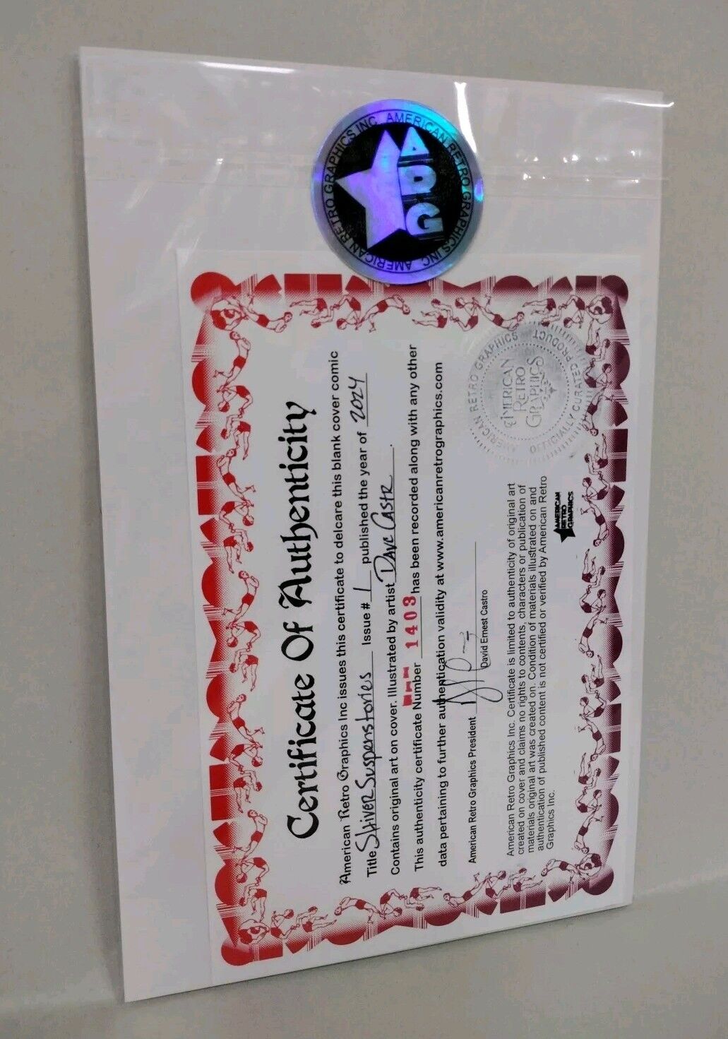 Shiver Suspenstories #1 (2024) EC Comic Sketch Cover W Original Dave Castr Art