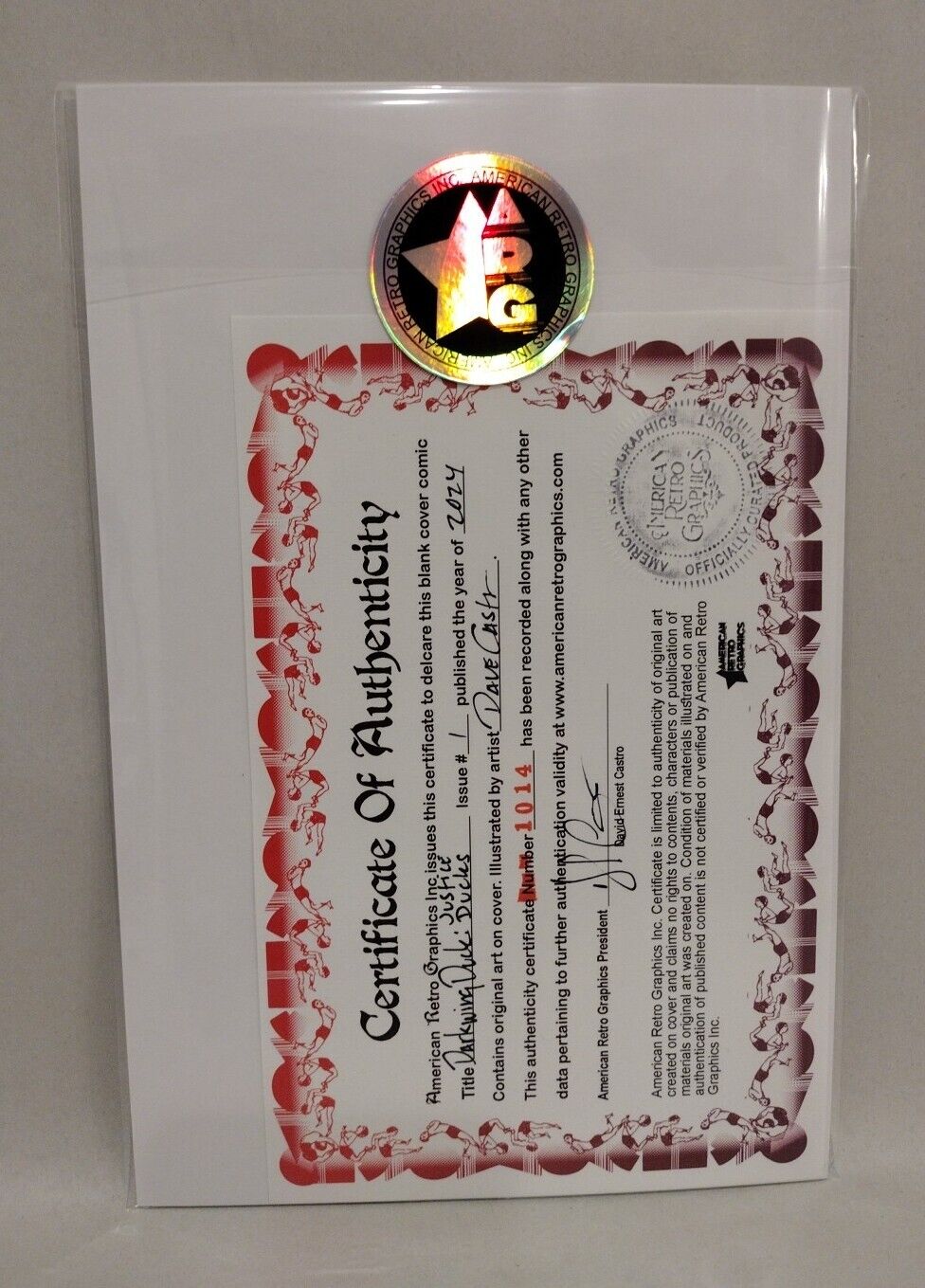 Darkwing Duck Justice Ducks #1 Dynamite Sketch Variant W Original Stegmutt Art