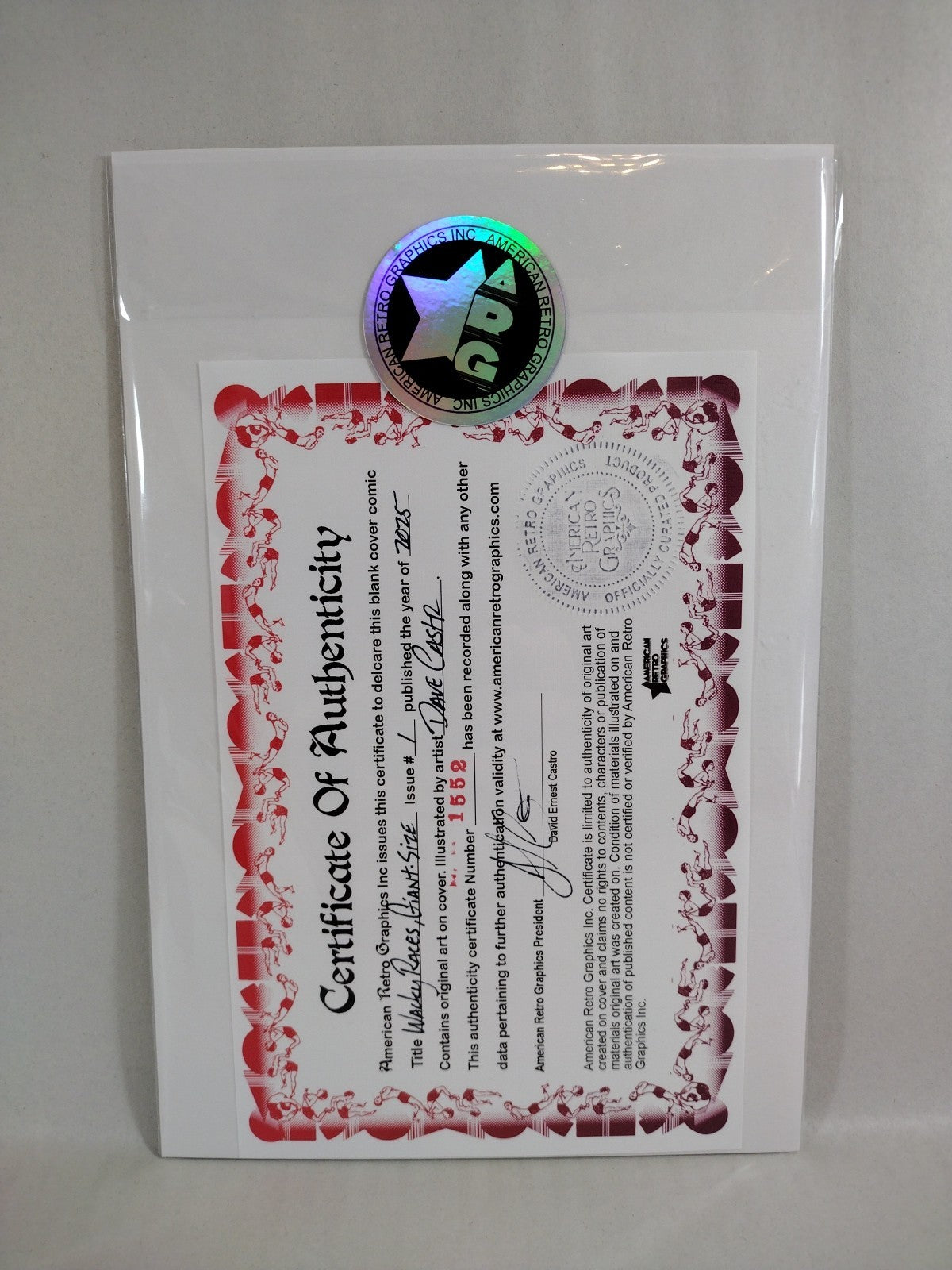 Wacky Races Giant Size #1 Dynamite Sketch Variant Comic W Original DCastr Art