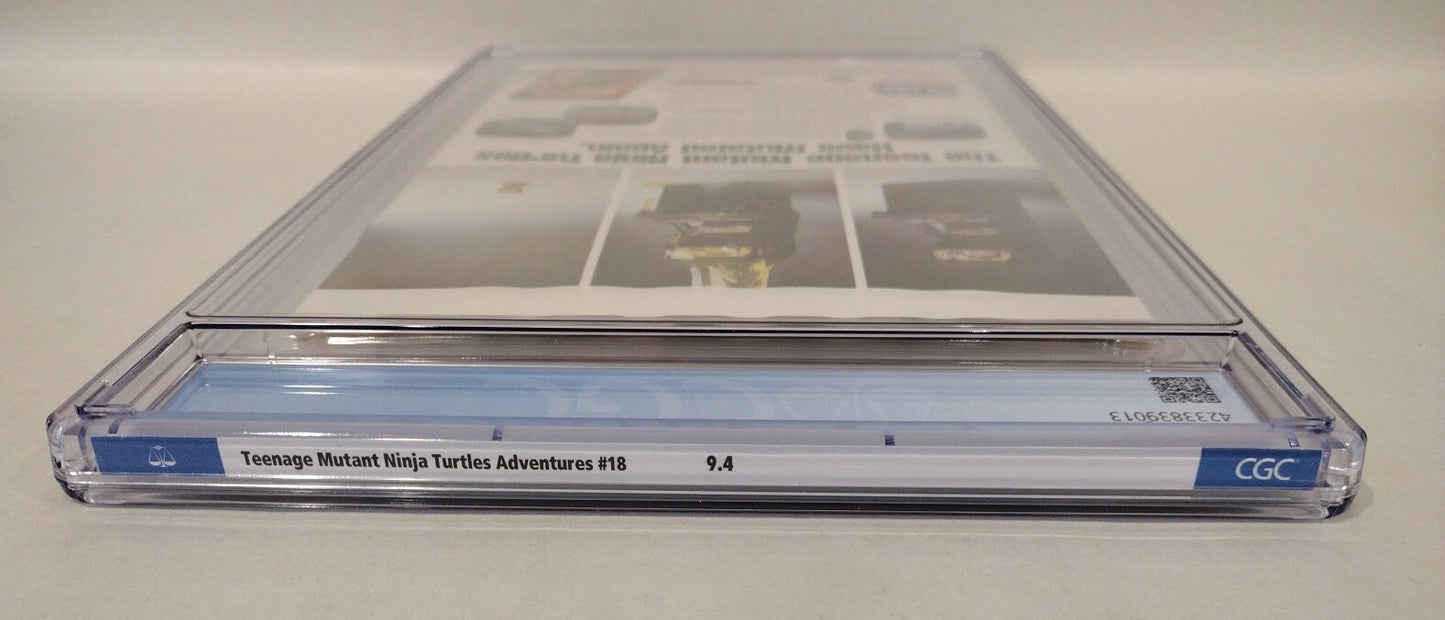 Teenage Mutant Ninja Turtles Adventures #18 Archie Comic CGC 9.4 1st Mondo Gecko
