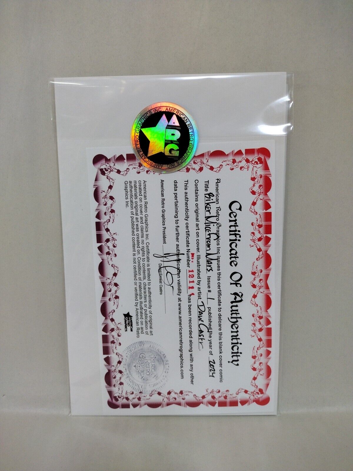 Biker Mice From Mars #1 (2024) Sketch Cover Variant Comic W Original DCastr Art