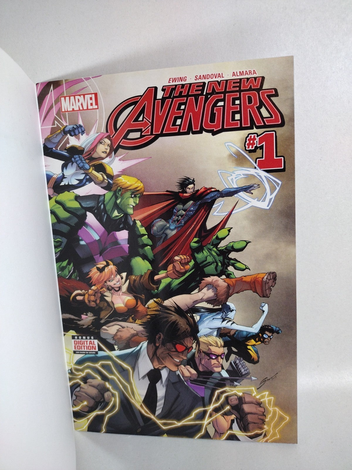 New Avengers #1 (2015) Marvel Blank Sketch Variant Cover Comic New VF