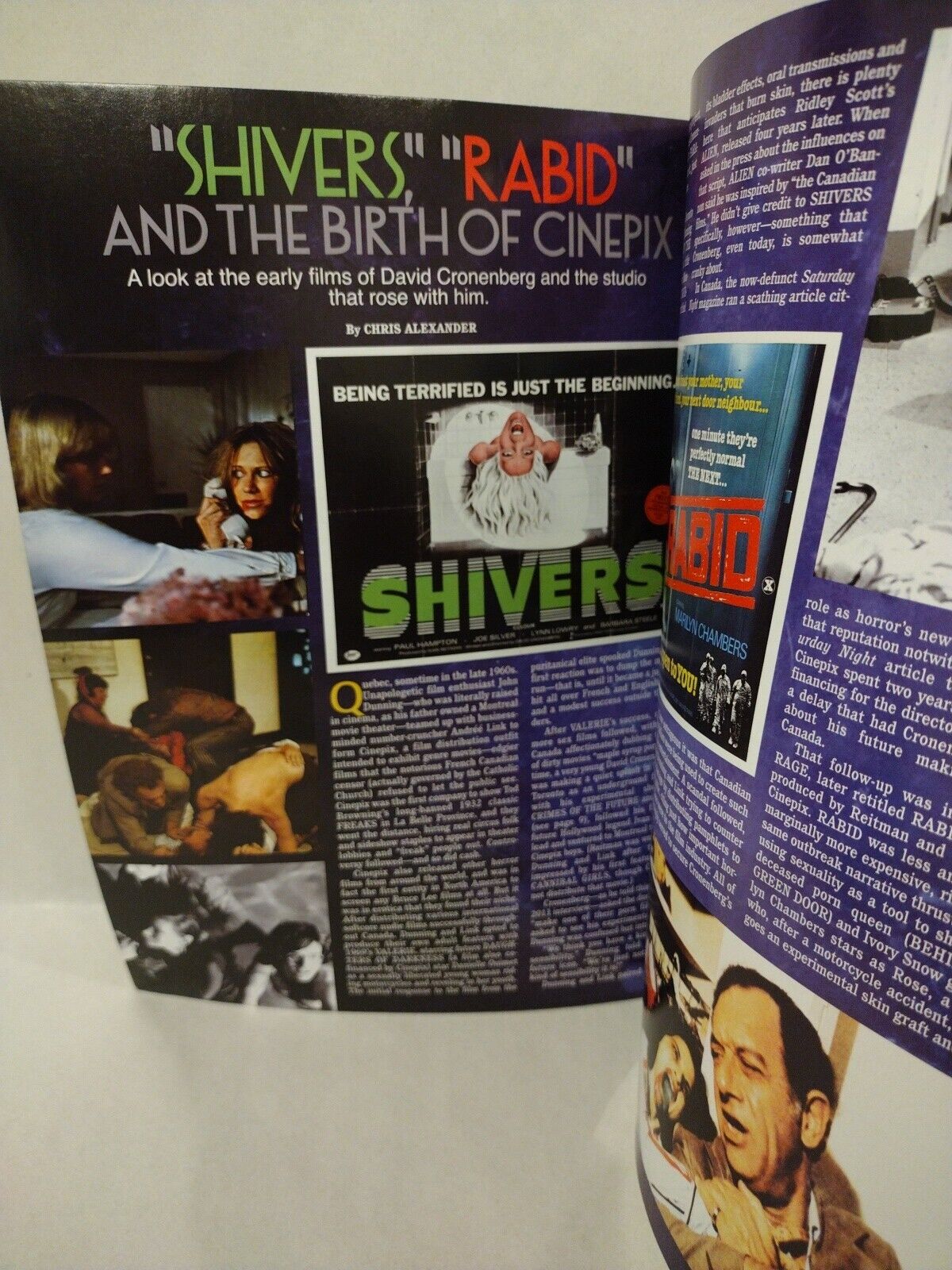 Delirium #18 (2018) Full Moon Horror Movie Magazine David Cronenberg Exclusive