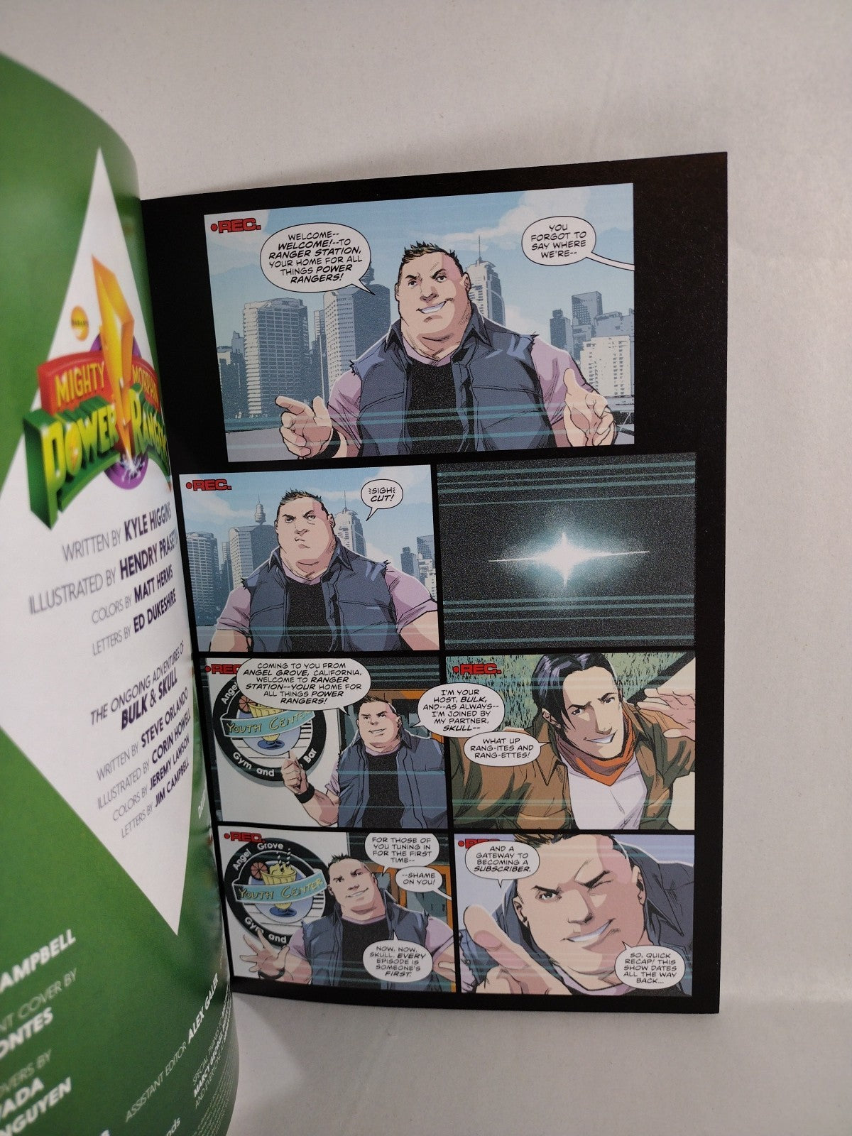 Mighty Morphin Power Rangers #1 (2016) Boom Blank Cover Variant Comic NM