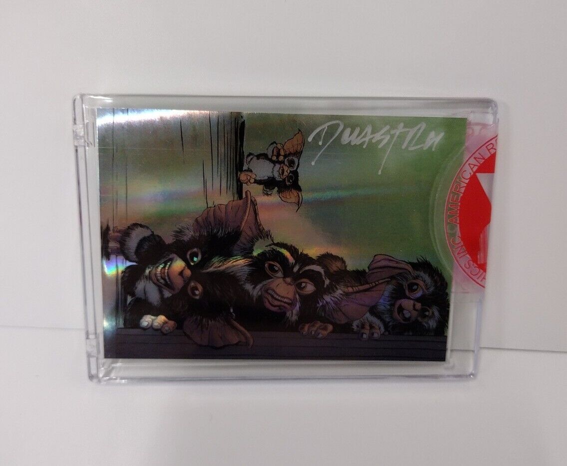 Gremlins 2 Exclusive Holo-foil Trading Card Illustrated & Signed by Dave Castr