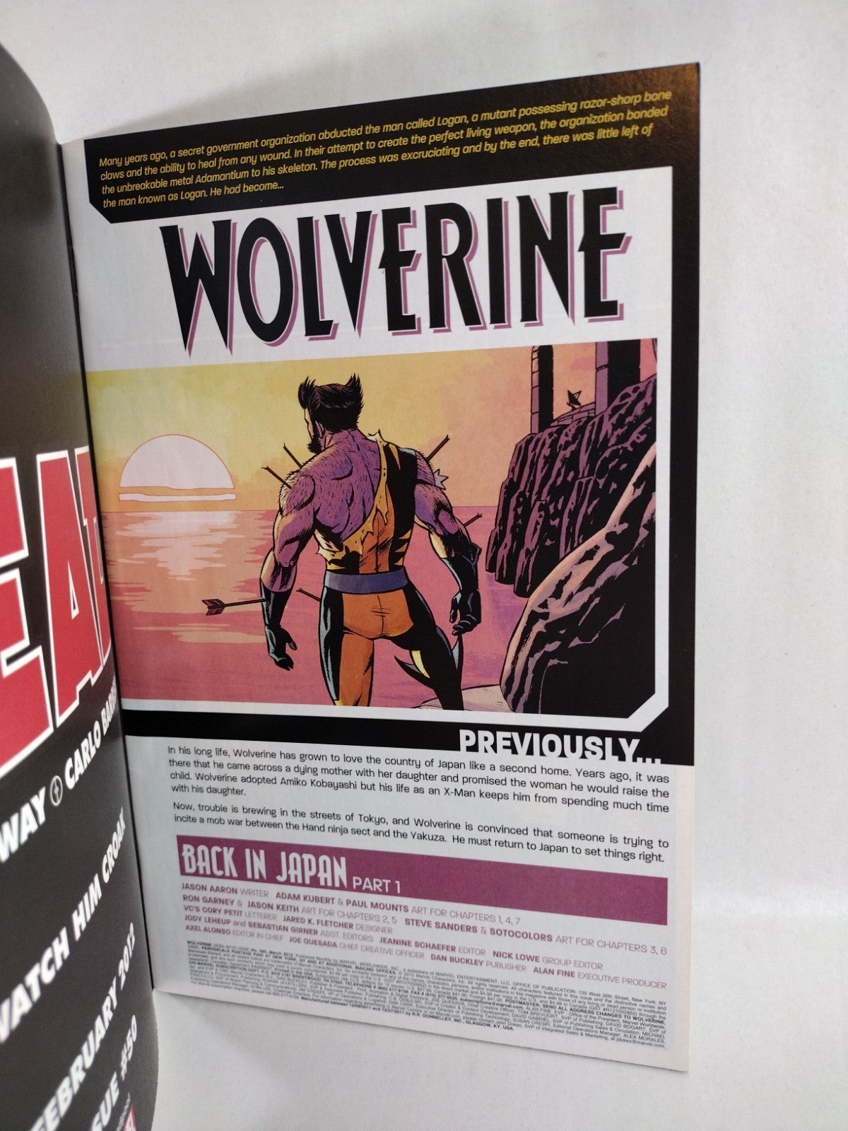 Wolverine #300 (2012) Marvel Comic Blank Sketch Cover Variant NM