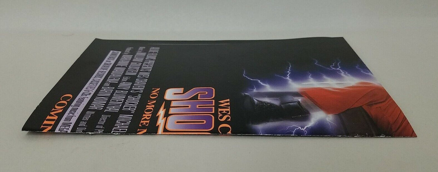 1989 Wes Craven's Shocker DC Comics Promotional Poster - 11 3/8" x 17 3/4"