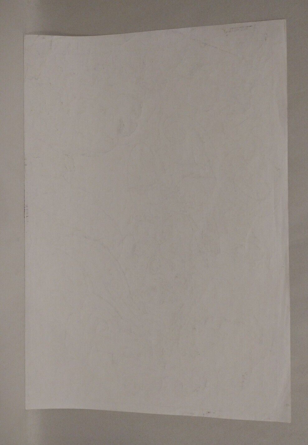 Sar-Na Original Jason Crager Fantasy Comic Preliminary Pin-Up Art 11 X 17 Signed