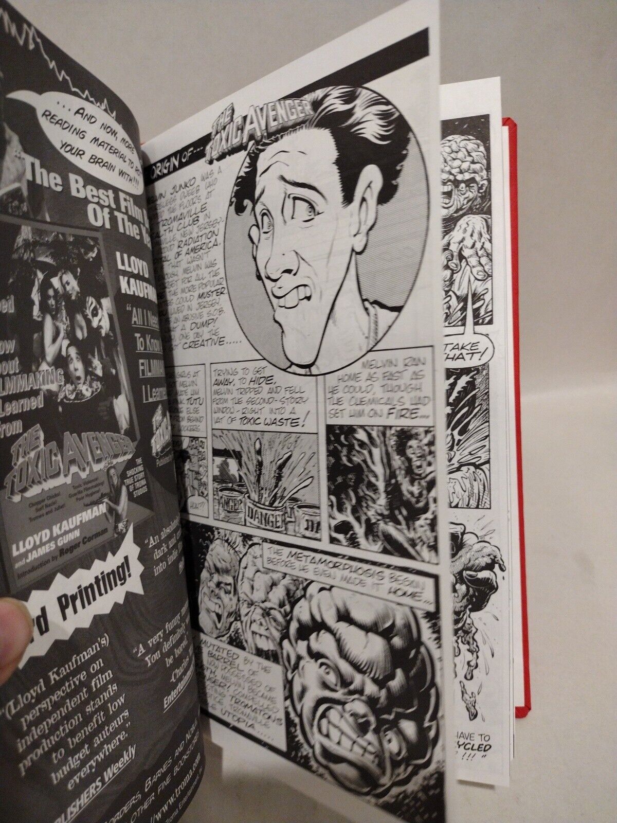 Toxic Avenger (1991) Complete Collection ARG Custom Bound Marvel Comic HC W DJ