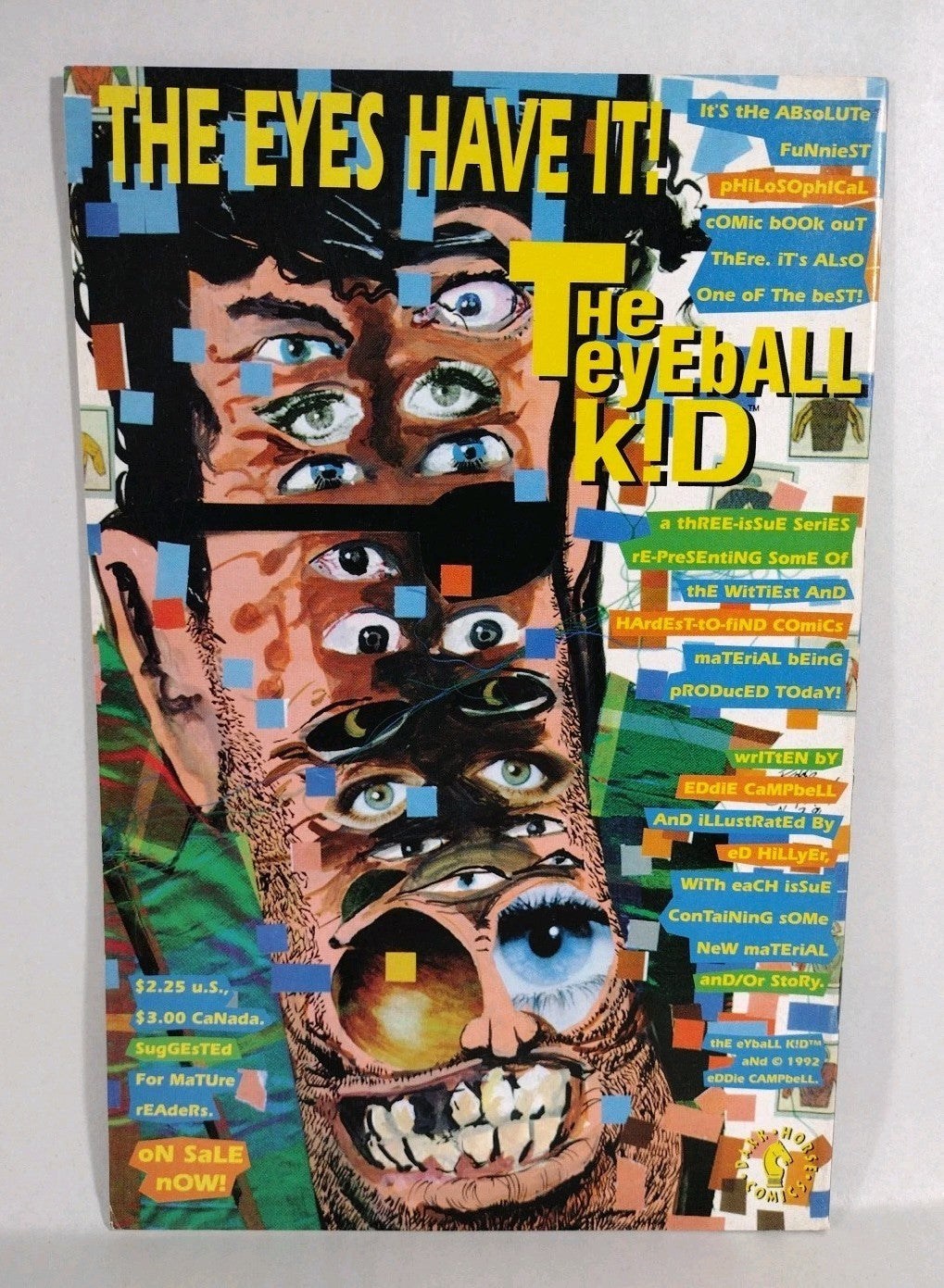 Dark Horse Present #61 (1992) James O'Barr Frame 137 Sin City Creep VF