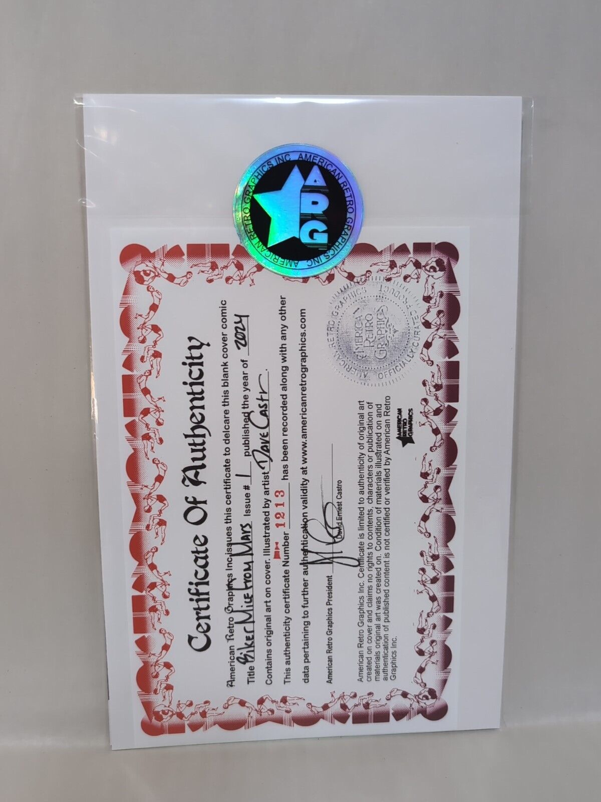 Biker Mice From Mars #1 (2024) Sketch Cover Variant Comic W Original DCastr Art