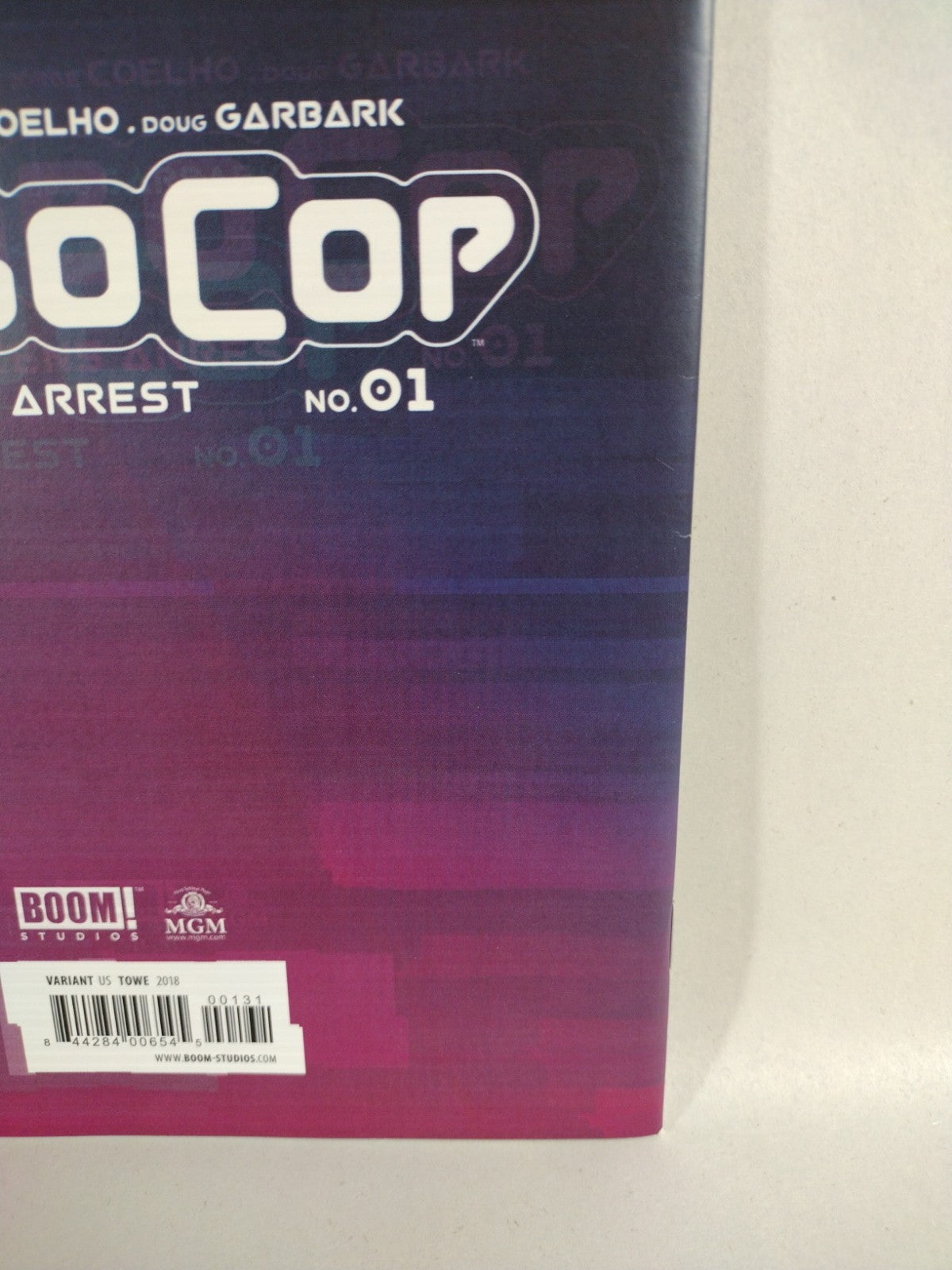 Robocop Citizens Arrest 1 (2018) Boom Studios Comic 1:15 Jim Towe Virgin Variant