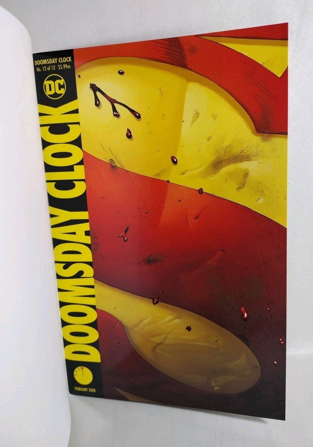 Doomsday Clock #12 (2020) DC Blank Sketch Variant Cover New NM