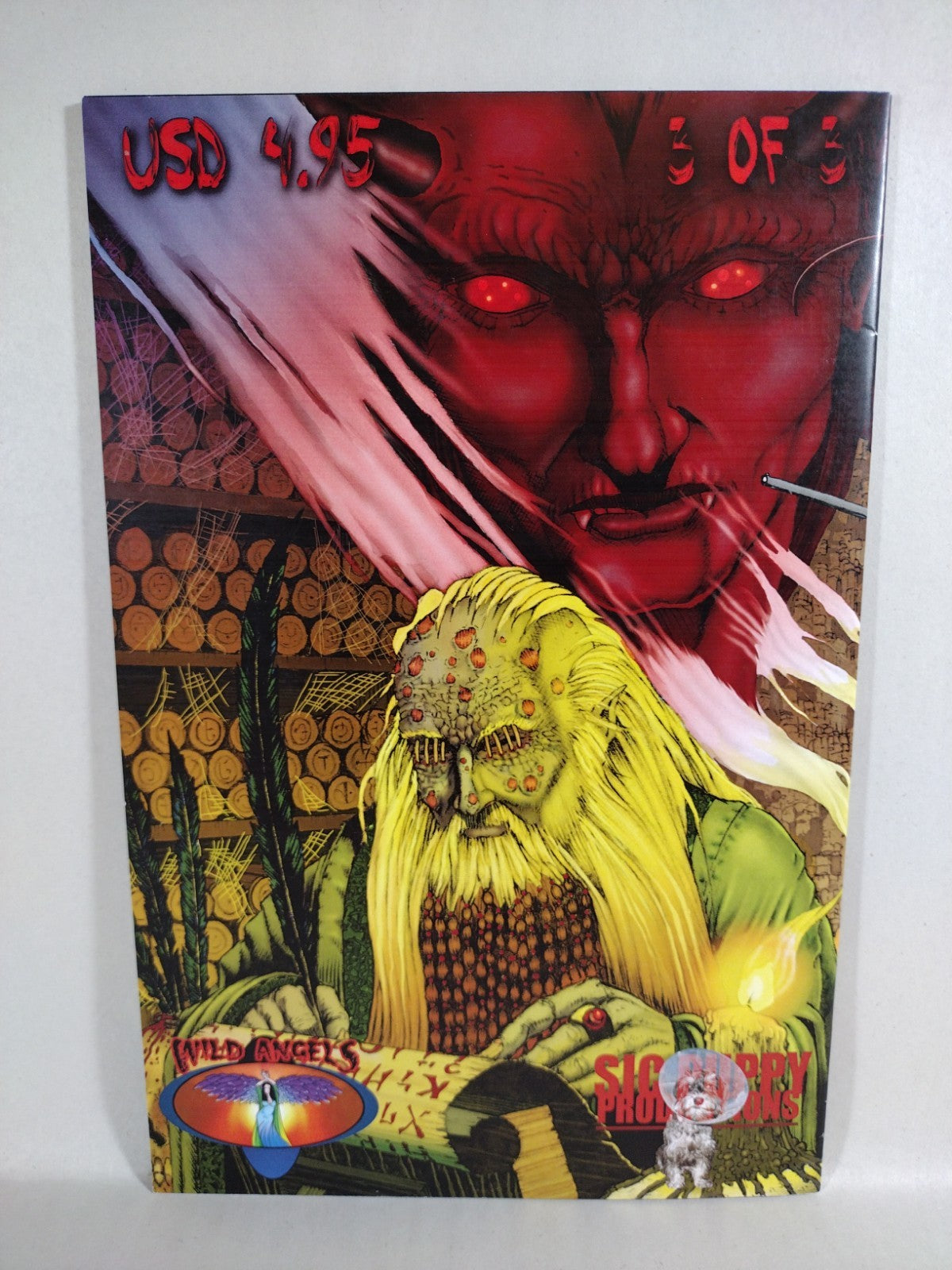 Original Sin (2012) Complete Wild Angels Comic Set #1 2 3 Signed Joe Tim Vigil