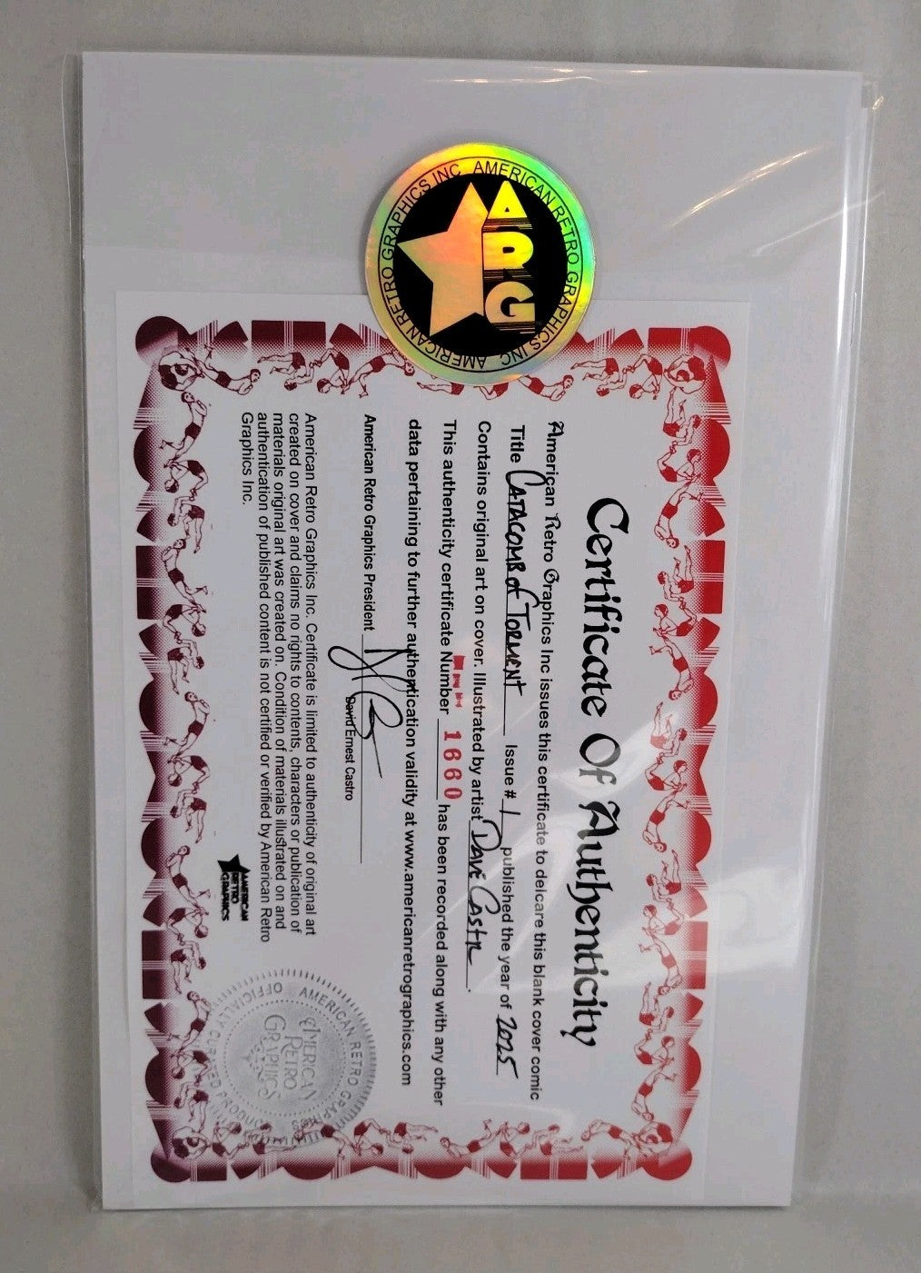 Catacomb Of Torment 1 (2025) Oni EC Comic Sketch Cover Var W Original DCastr Art