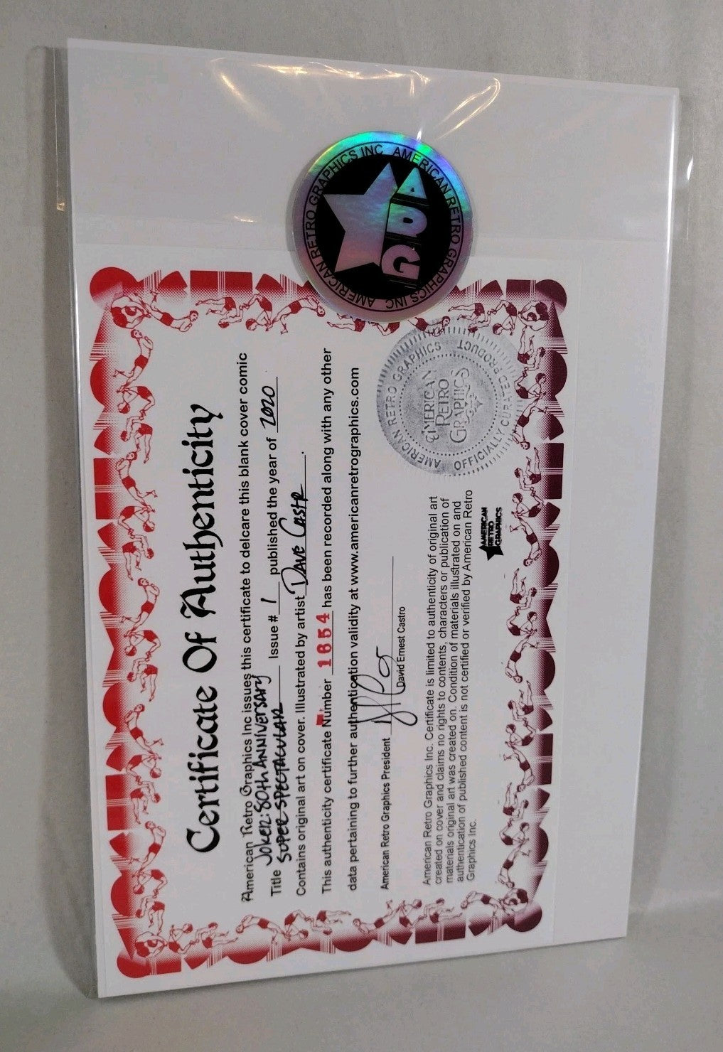 Joker 80th Anniversary Super Special 1 (2020) Sketch Cover W Original DCastr Art