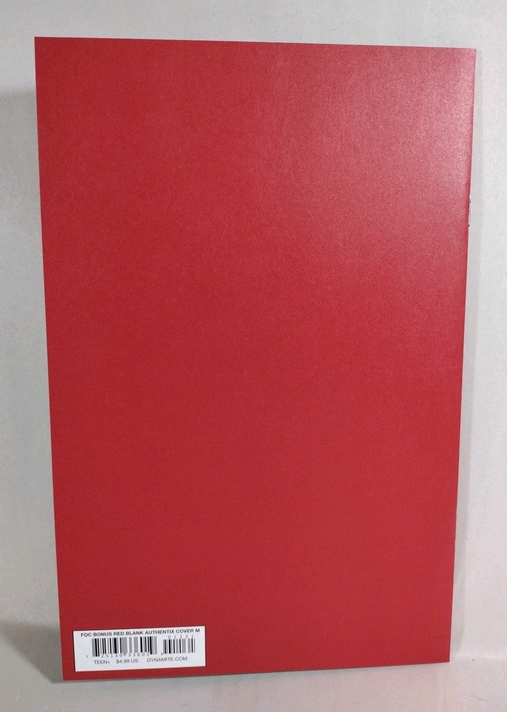 Savage Red Sonja #1 Dynamite Red Blank Sketch Variant Cover Comic New NM