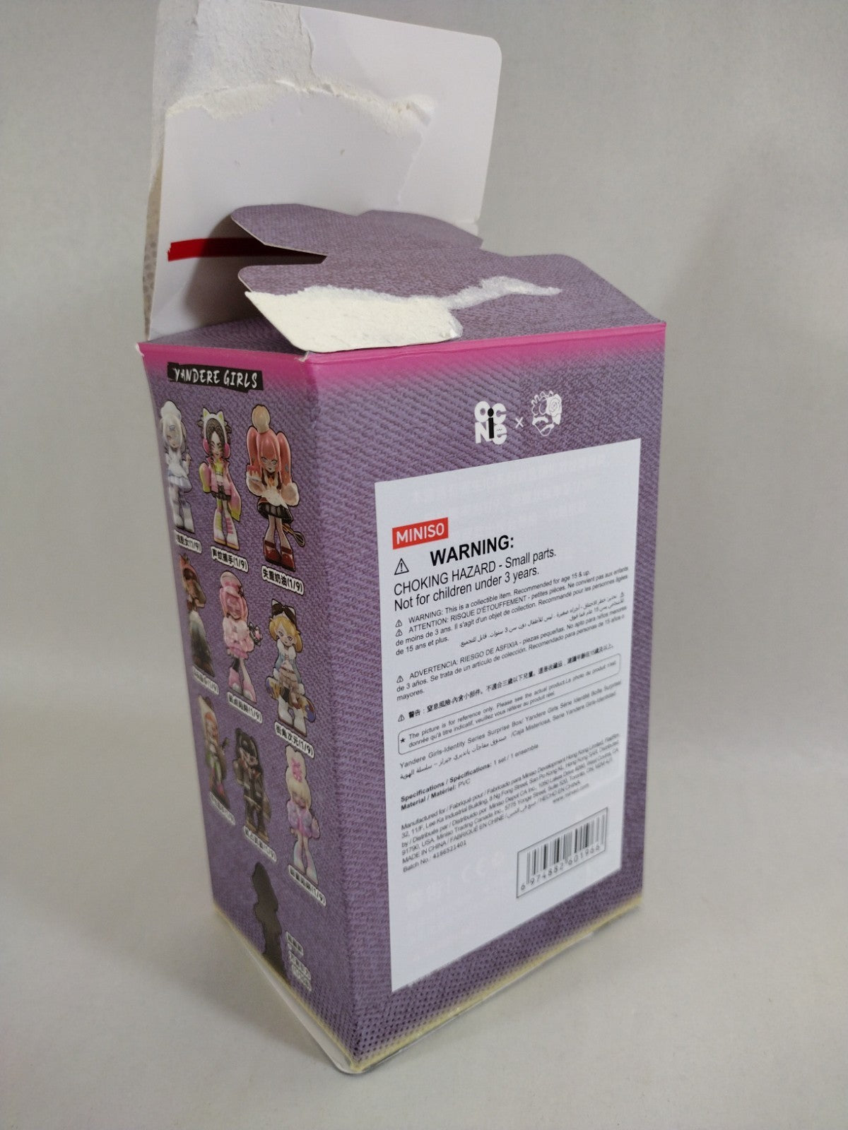 Yandere Girls Parasite ID Series Miniso Decca Demolition Blind Box Figure Loose