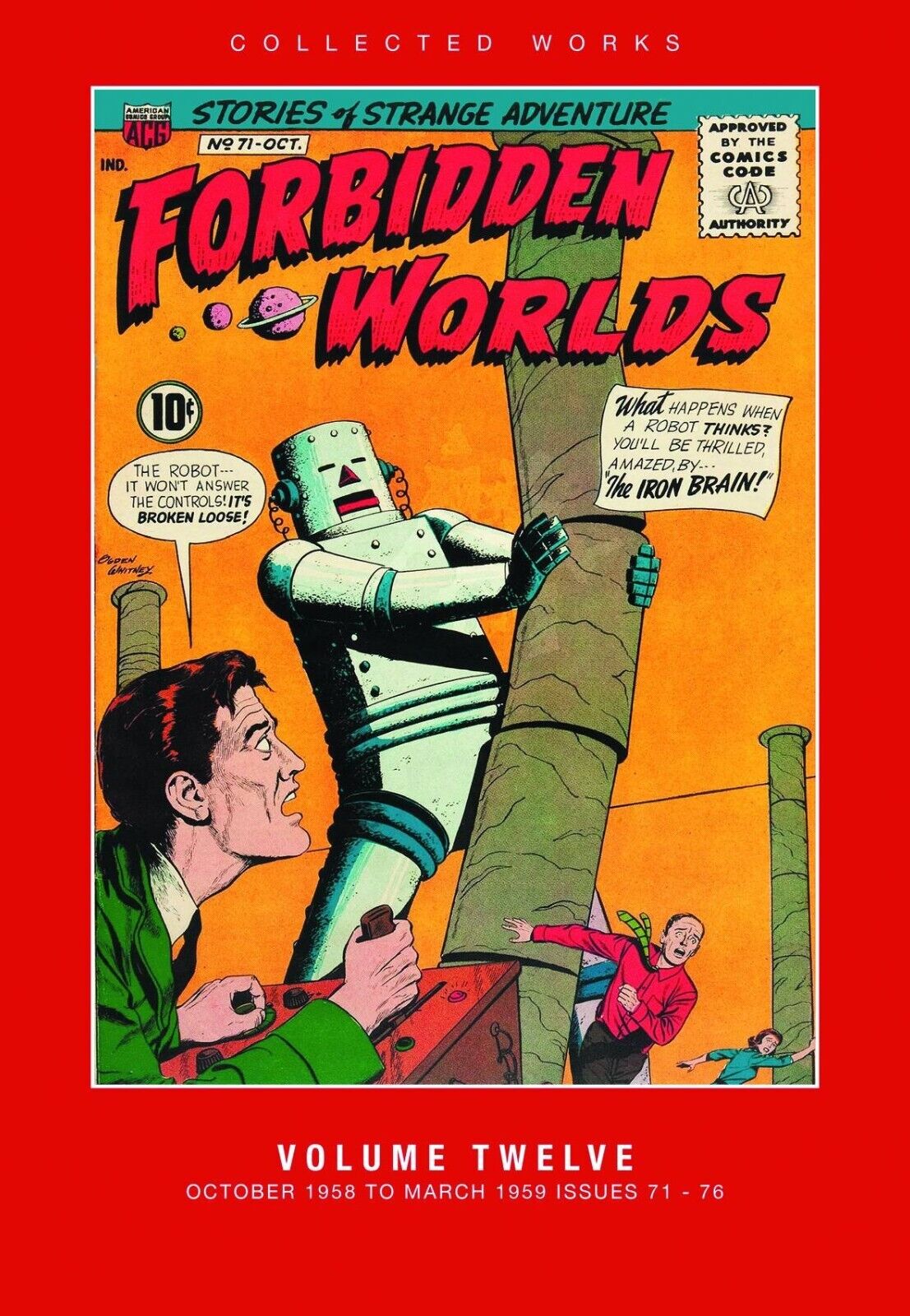 FORBIDDEN WORLDS Hardcover Vol. 12 ,Issues 71 - 76, 1st Ed ( NEW)
