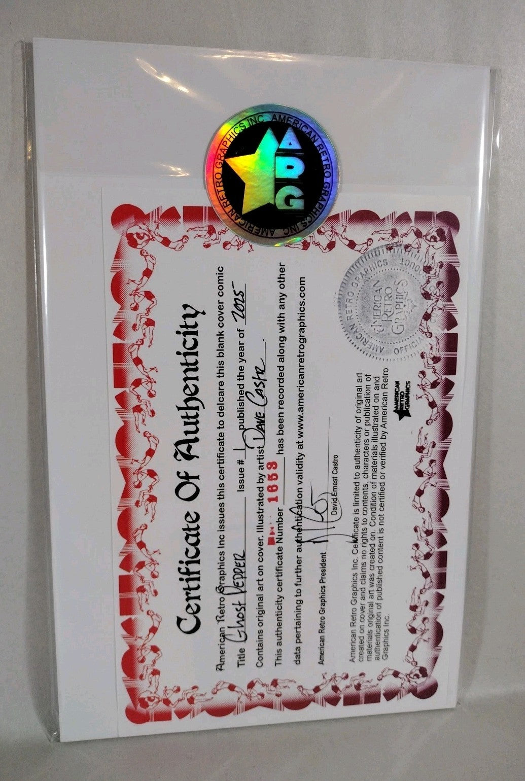 Ghost Pepper 1 (2025) Image Comic Sketch Cover Variant W Original Dave Castr Art