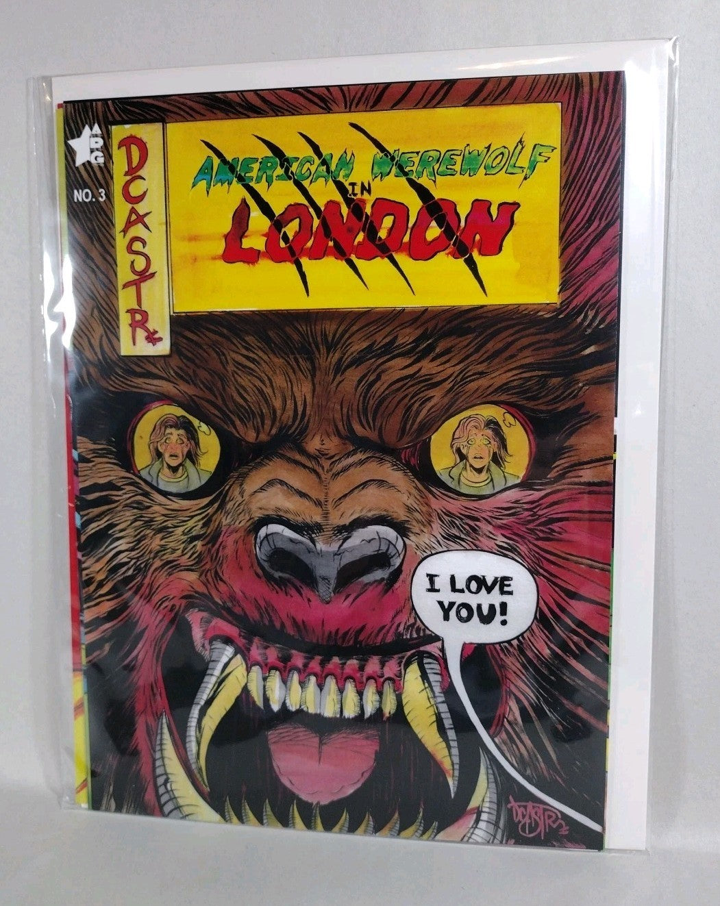 My Werewolf Portfolio Dave Castr Signed #d Art Print Set American Retro Graphics